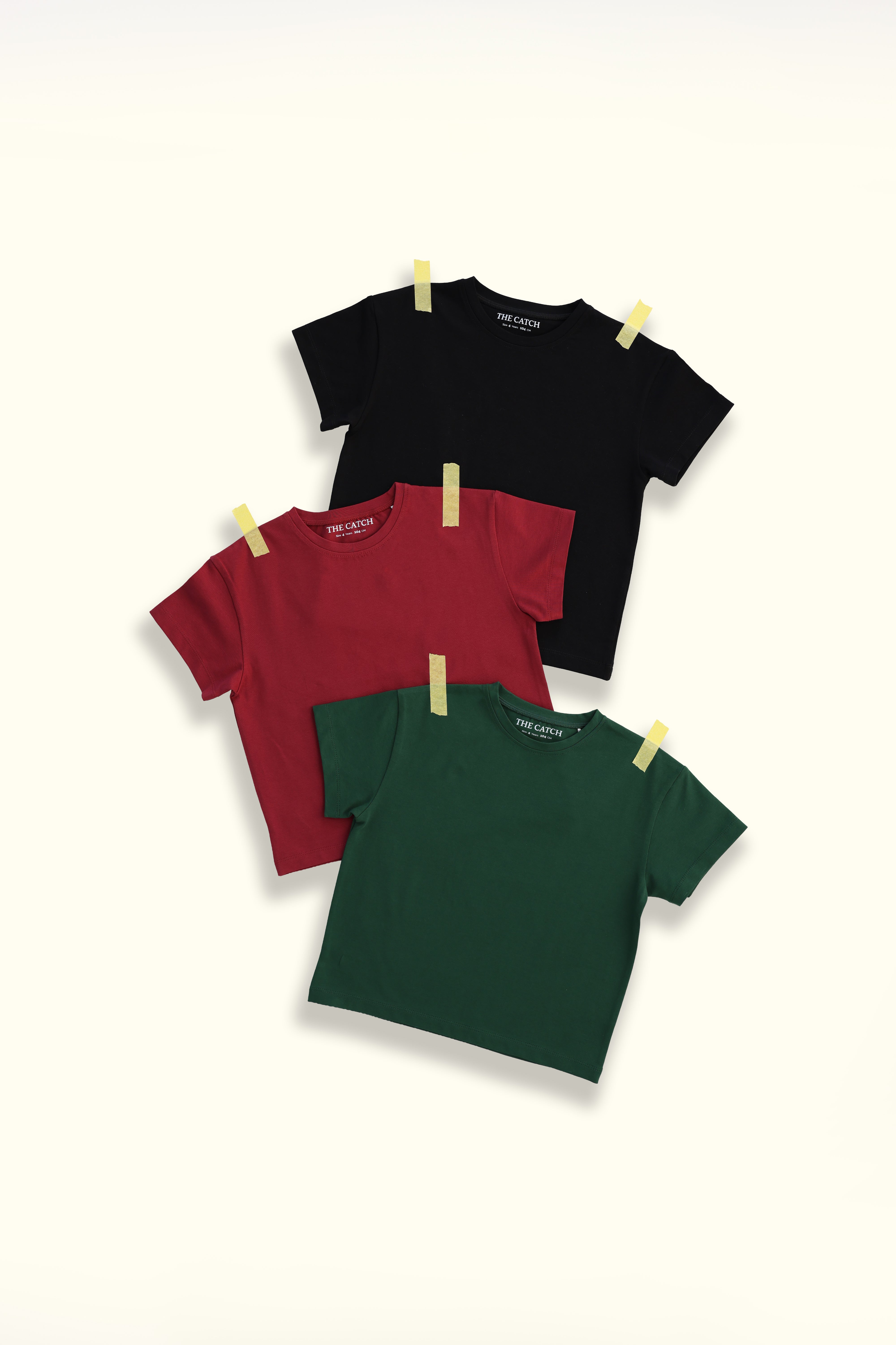 3 Basic Kids'T-shirt